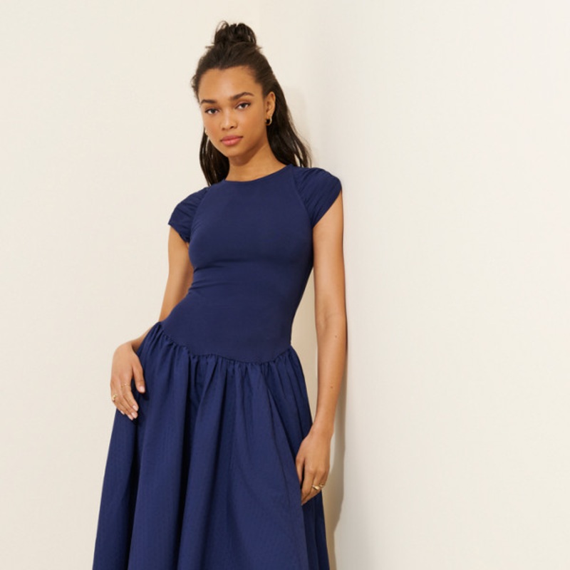 Afternoon Elegance Midi Dress