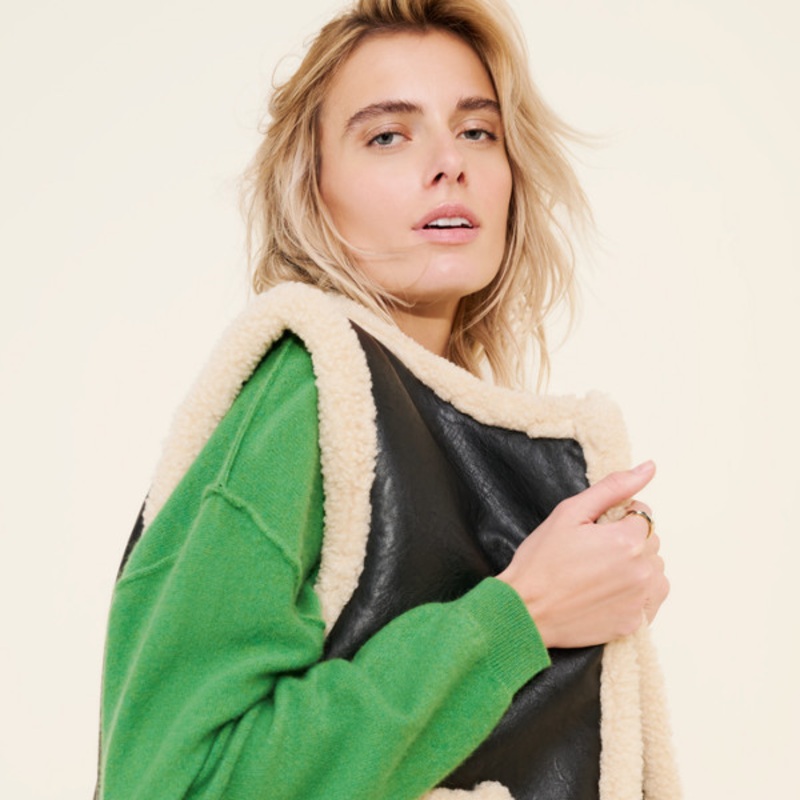 Bellis Vegan Leather Vest