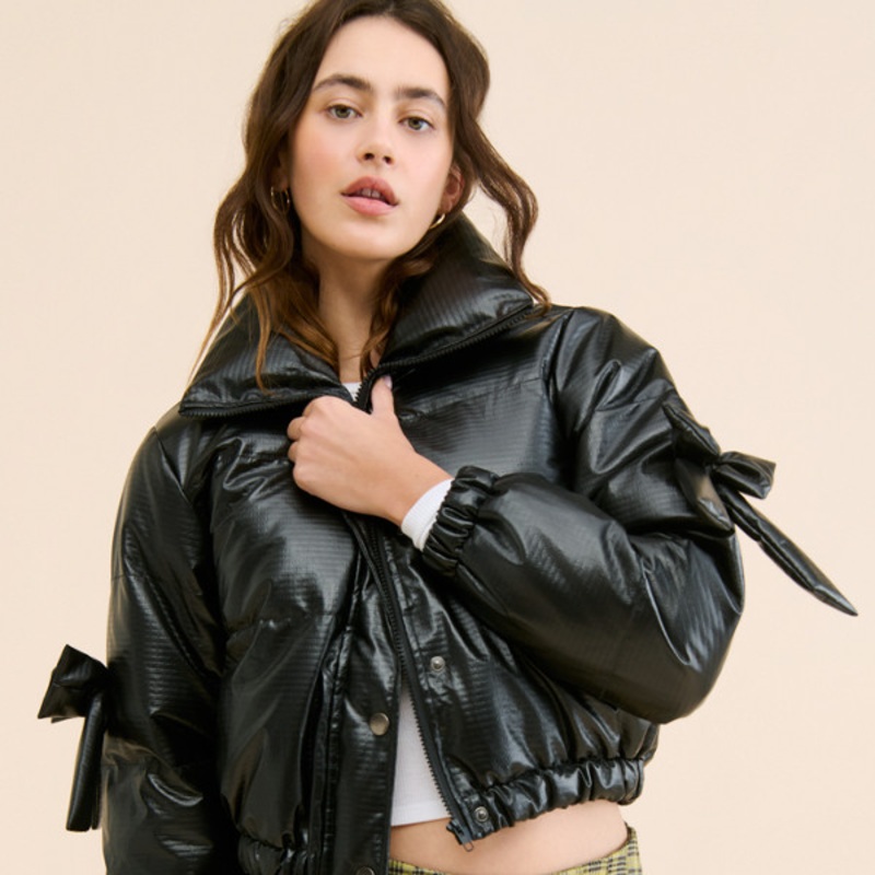 Bow Puffer Jacket