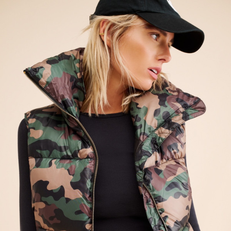 Camo Puffer Vest