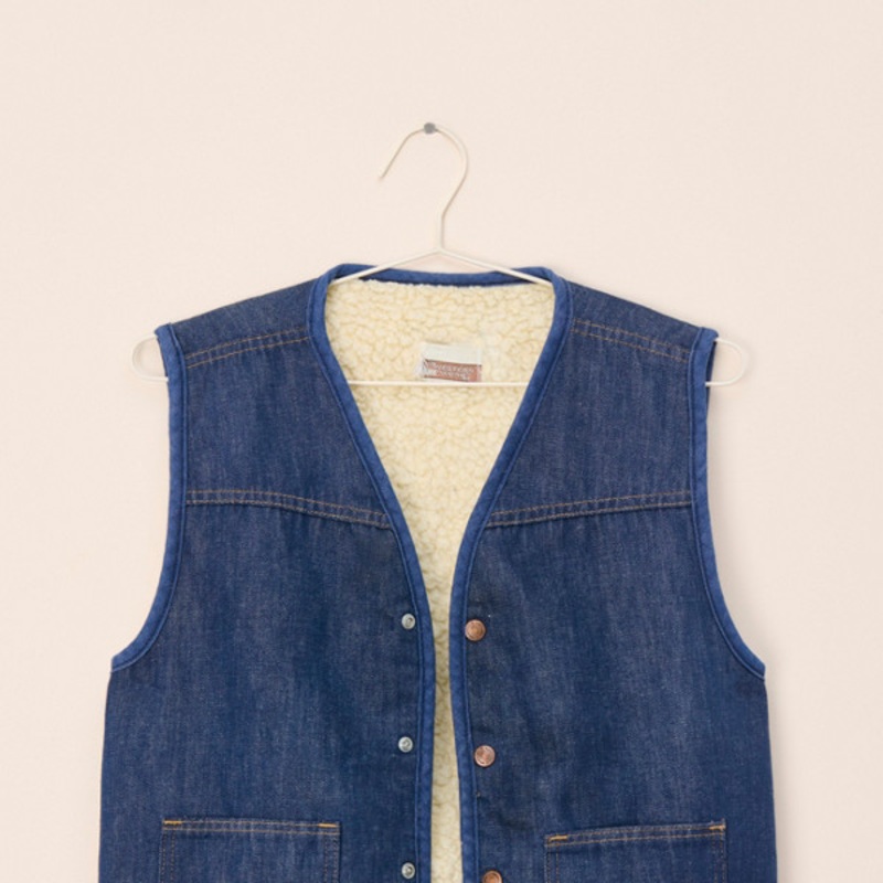 Vintage Sherpa Vest